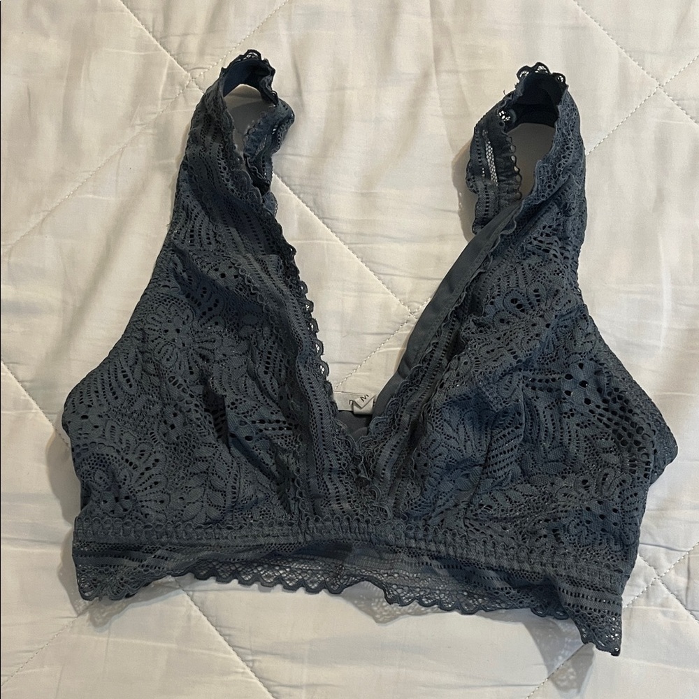 Maurices Charcoal Lace Bralette